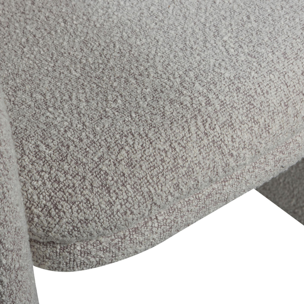 ARMLEHNSTUHL   Bouclé  - Greige, MODERN, Kunststoff/Textil (59/79/58cm) - Livetastic