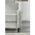 ECKSOFA  in Chenille, Flachgewebe Beige  175/316 cm  - Beige/Schwarz, Design, Textil/Metall (175/316cm) - Dieter Knoll