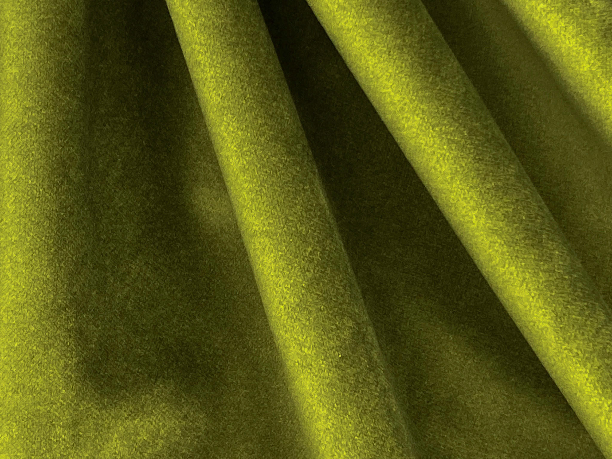 HÖRNSOFFA i sammet, velour grön  - grön, Design, metall/textil (277/154cm) - Livetastic
