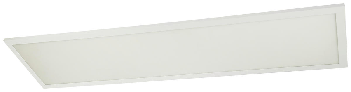 LED-DECKENLEUCHTE - Opal/Weiß, Trend, Kunststoff/Metall (120/30/5,3cm) - Globo