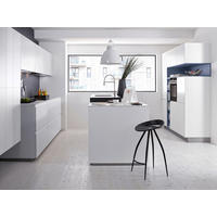 EINBAUKÜCHE SIGMA LACK  - Blau/Anthrazit, Design, Holzwerkstoff - Nolte Küchen
