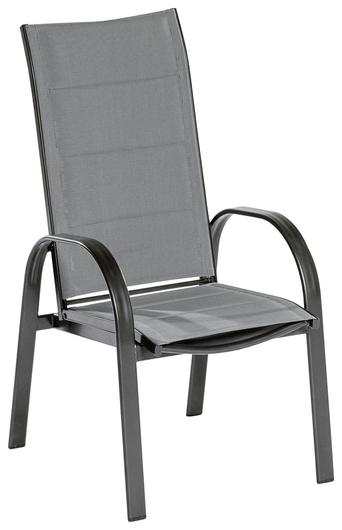 GARTENSET 7-teilig  - Graphitfarben/Grau, KONVENTIONELL, Glas/Textil - Gardenson