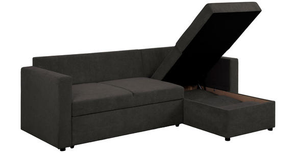 ECKSOFA Taupe, Dunkelbraun Webstoff  - Taupe/Dunkelbraun, KONVENTIONELL, Kunststoff/Textil (230/155cm) - Carryhome