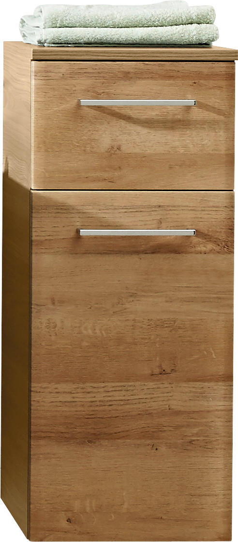 DONJI ELEMENT  boje hrasta  - boje hrasta/boje kroma, Konvencionalno, staklo/drvni materijal (30/72/33cm) - Xora