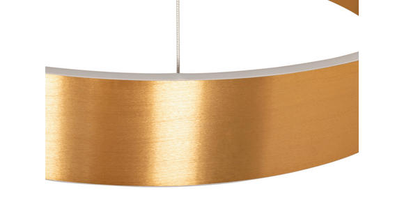 LED-HÄNGELEUCHTE Otis 63/64/150 cm   - Goldfarben, Design, Metall (63/64/150cm) - Dieter Knoll