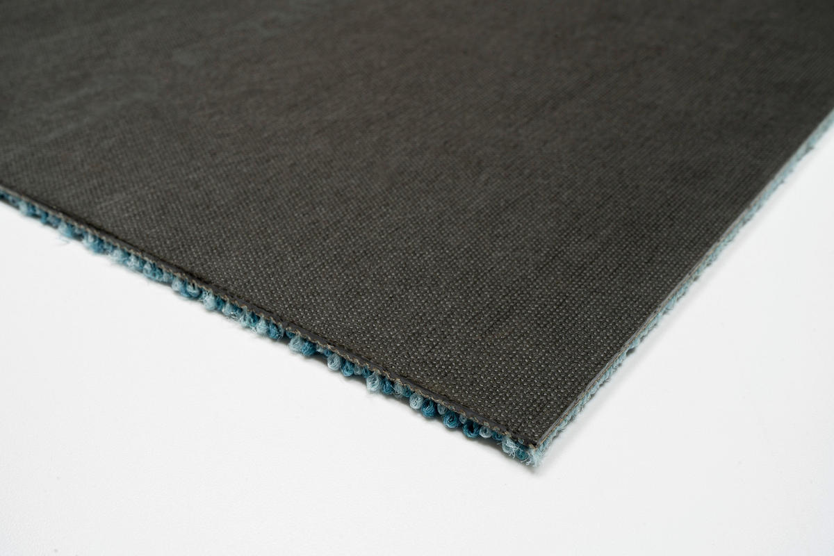 TEPPICHFLIESE 50/50 cm  in Türkis  - Türkis, Basics, Textil (50/50cm)