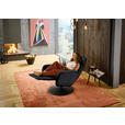 RELAXSESSEL in Leder Schwarz  - Schwarz, Design, Leder/Metall (76/108/86cm) - Dieter Knoll