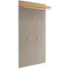 GARDEROBENPANEEL  in 80/170/27 cm  - Taupe/Eiche Bianco, Design, Glas/Holz (80/170/27cm)