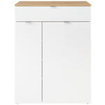 SCHUHSCHRANK 78/103/38 cm  - Silberfarben/Schwarz, Design, Holzwerkstoff/Kunststoff (78/103/38cm) - Xora