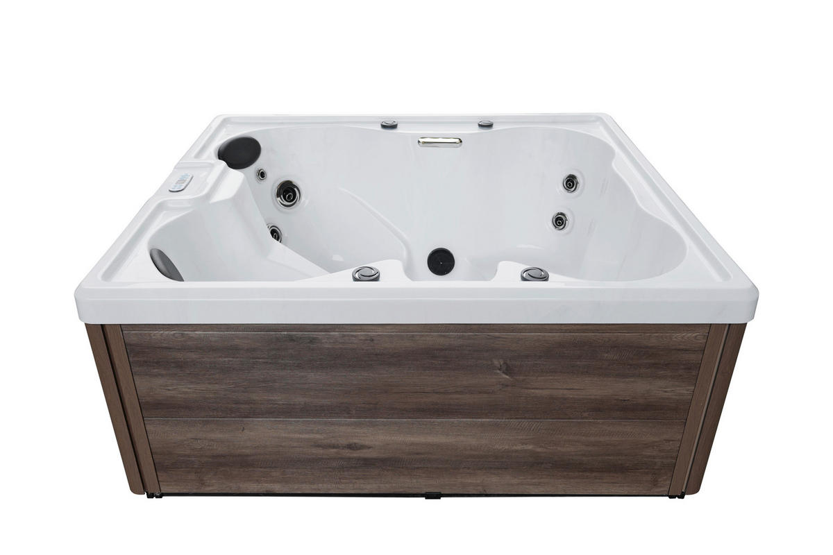 WHIRLPOOL Parma 180/160/76 cm  - Grauweiß, KONVENTIONELL, Kunststoff (180/160/76cm) - Sanotechnik