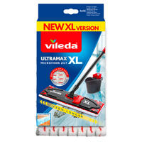 NÁVLEK NA MOP - biela, Basics, textil (14,5/31/2,8cm) - Vileda