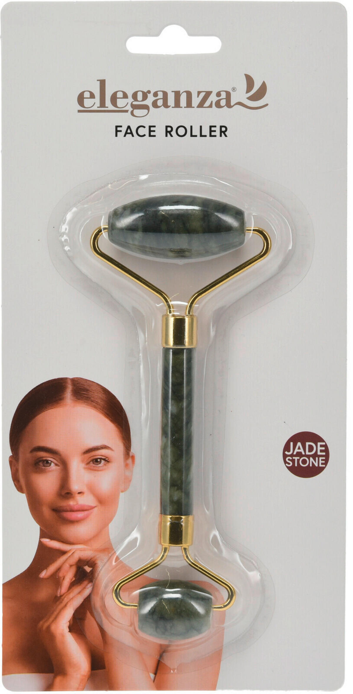 GESICHTSMASSAGEGERÄT Stein  - Smaragdgrün, Basics, Stein (14/5/3,5cm)