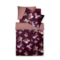 POVLEČENÍ, makosatén, fialová, starorůžová, bordeaux, tmavě oranžová, světle fialová, 140/200 cm  - starorůžová/bordeaux, Design, textil (140/200cm) - Fleuresse