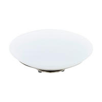 LED-TISCHLEUCHTE 29/11,5 cm   - Weiß/Nickelfarben, KONVENTIONELL, Kunststoff/Metall (29/11,5cm) - Eglo