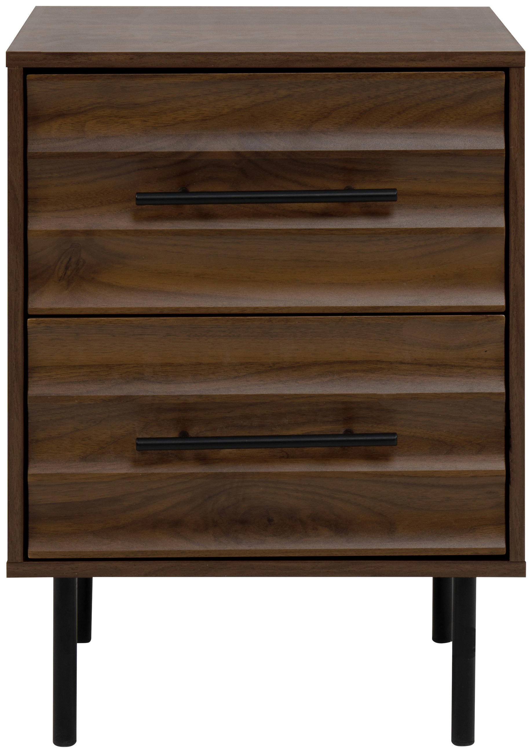 Nachtkästchen Carlton Nussbaum Dekor H: 55cm