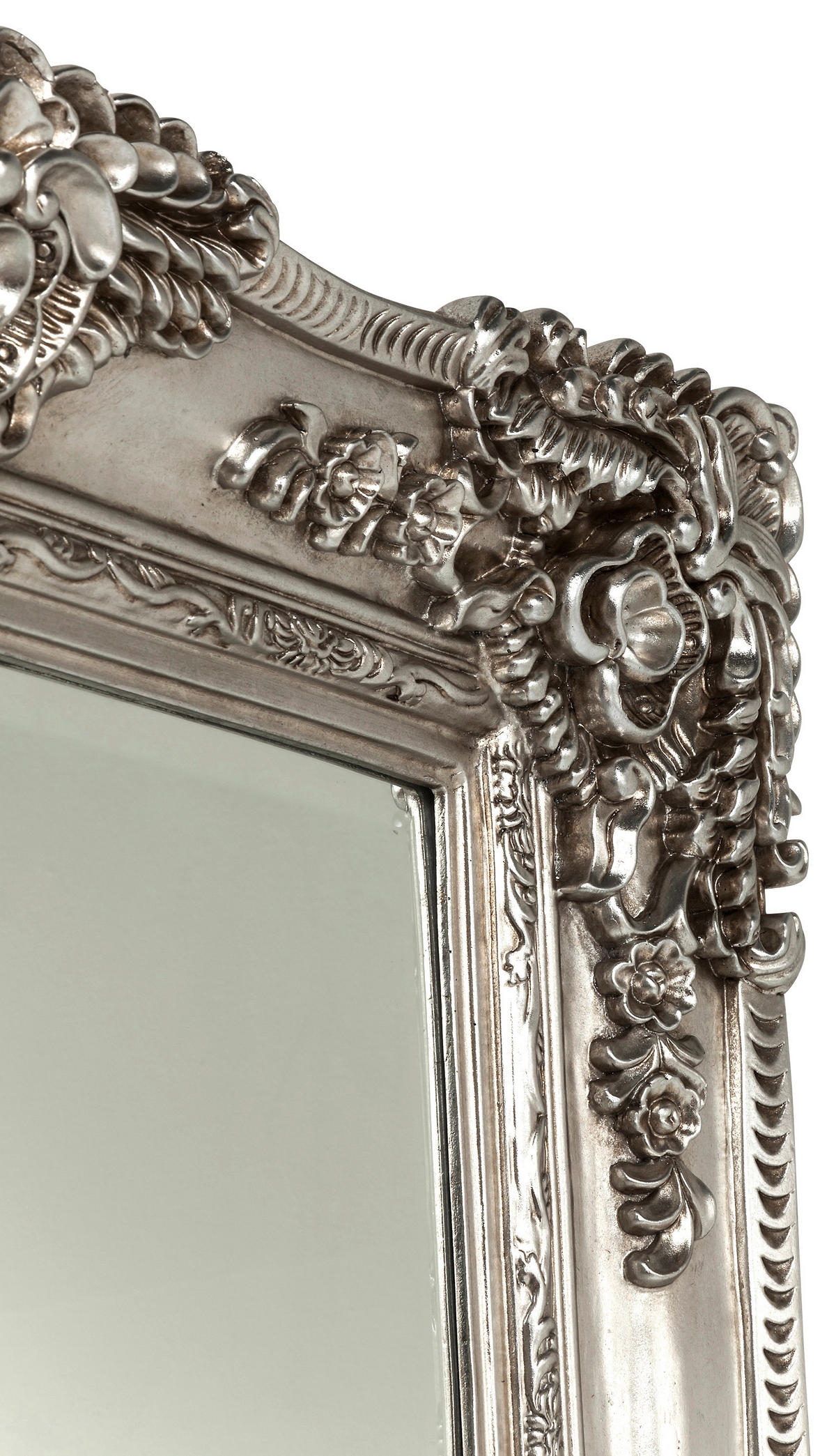 WANDSPIEGEL 104/203/8,5 cm  - Silberfarben, Design, Glas/Holz (104/203/8,5cm) - Kare-Design