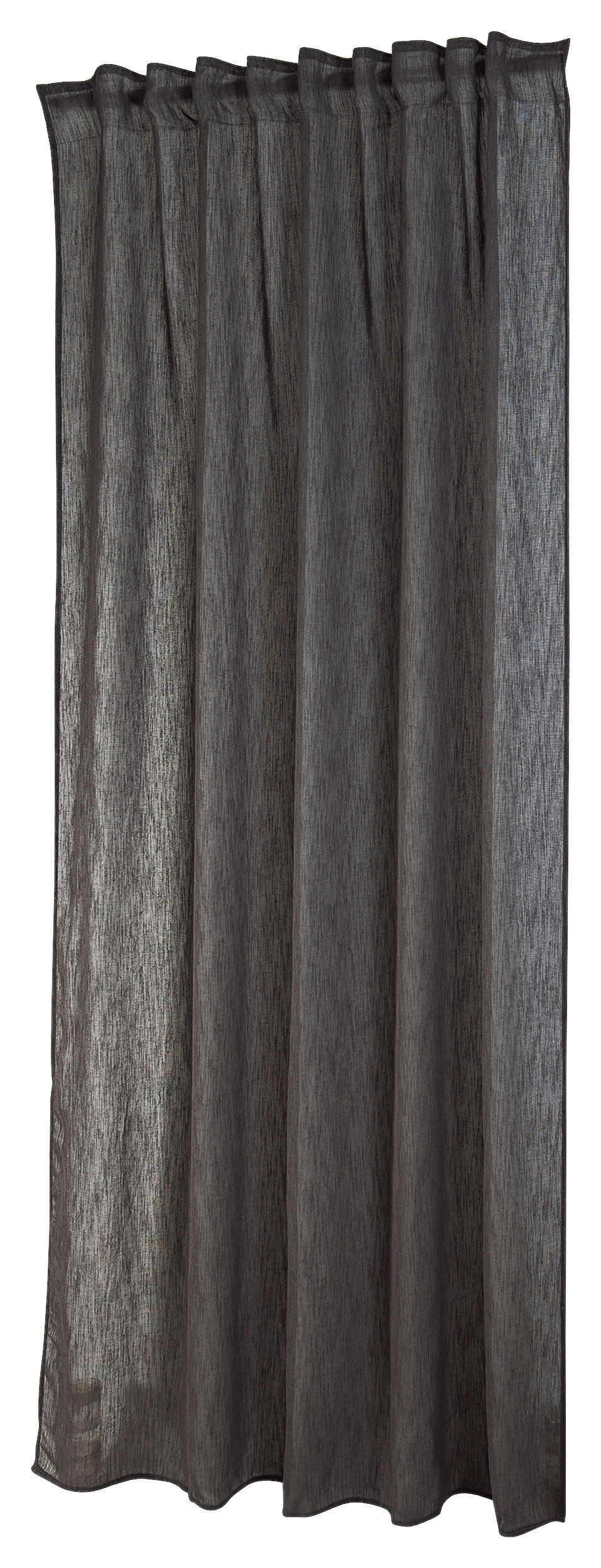 HOTOVÝ ZÁVES, polopriehľadné, 140/245 cm - antracitová, Basics, textil (140/245cm) - Esposa