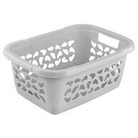 RUHÁSKOSÁR - szürke, Basics, műanyag (55/40/23cm)