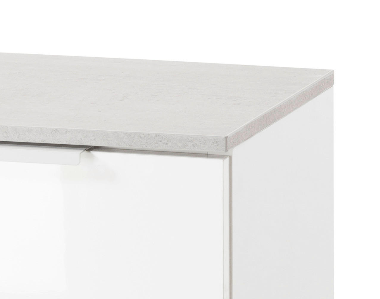 SPODNJA OMARICA  - Moderno, kovina/leseni material (40/80,5/35cm) - Xora