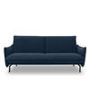 SCHLAFSOFA in Mikrofaser Blau  - Blau/Schwarz, Design, Textil/Metall (234/102/95cm) - MID.YOU