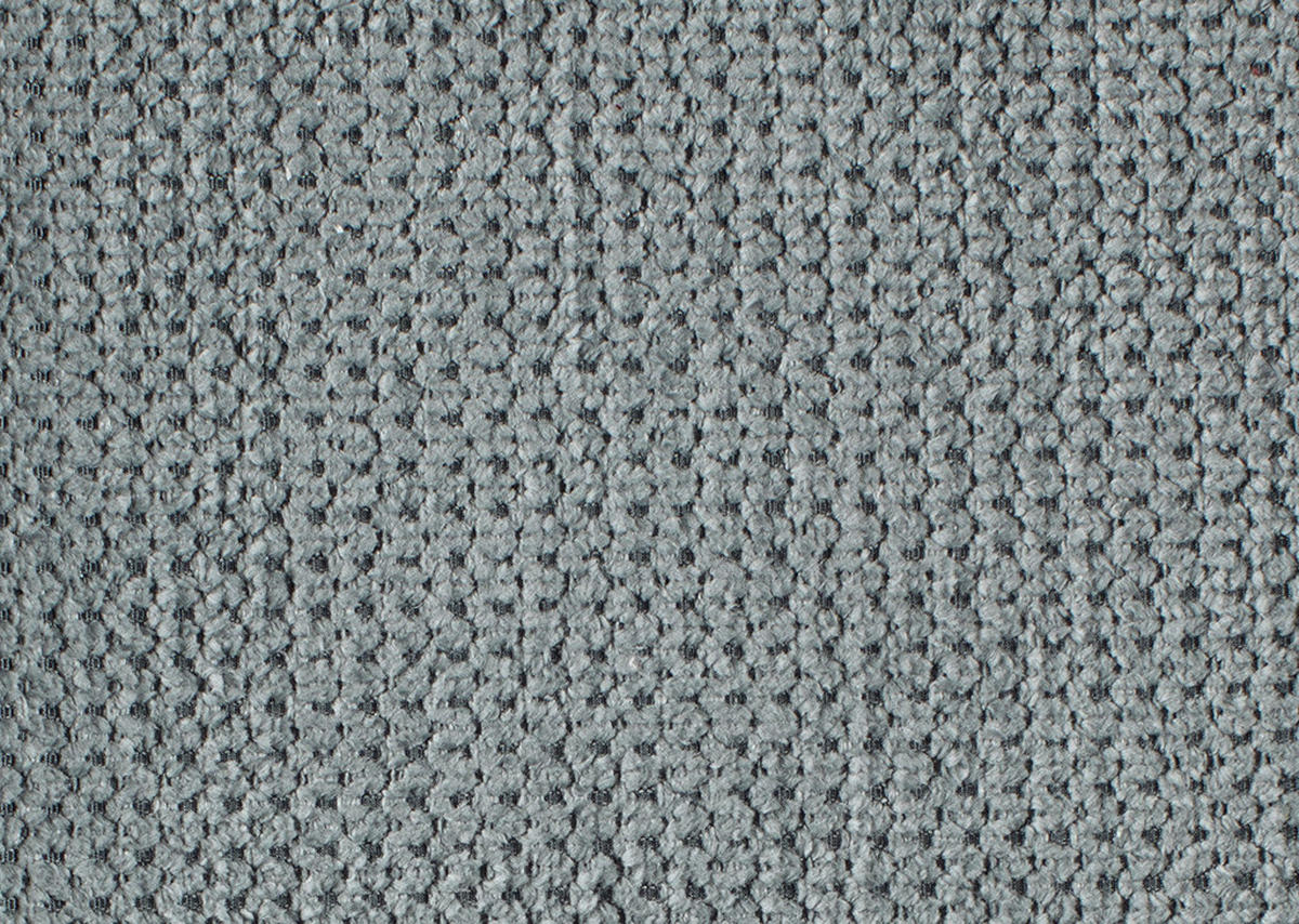 ECKSOFA in Chenille Blaugrau  - Chromfarben/Blaugrau, Design, Textil/Metall (310/260cm) - Beldomo Speed