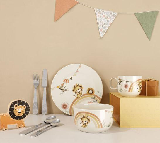 KINDERTELLER Roar Lion Fine China  - Multicolor, Design, Keramik (21,5/1,5cm) - Villeroy & Boch