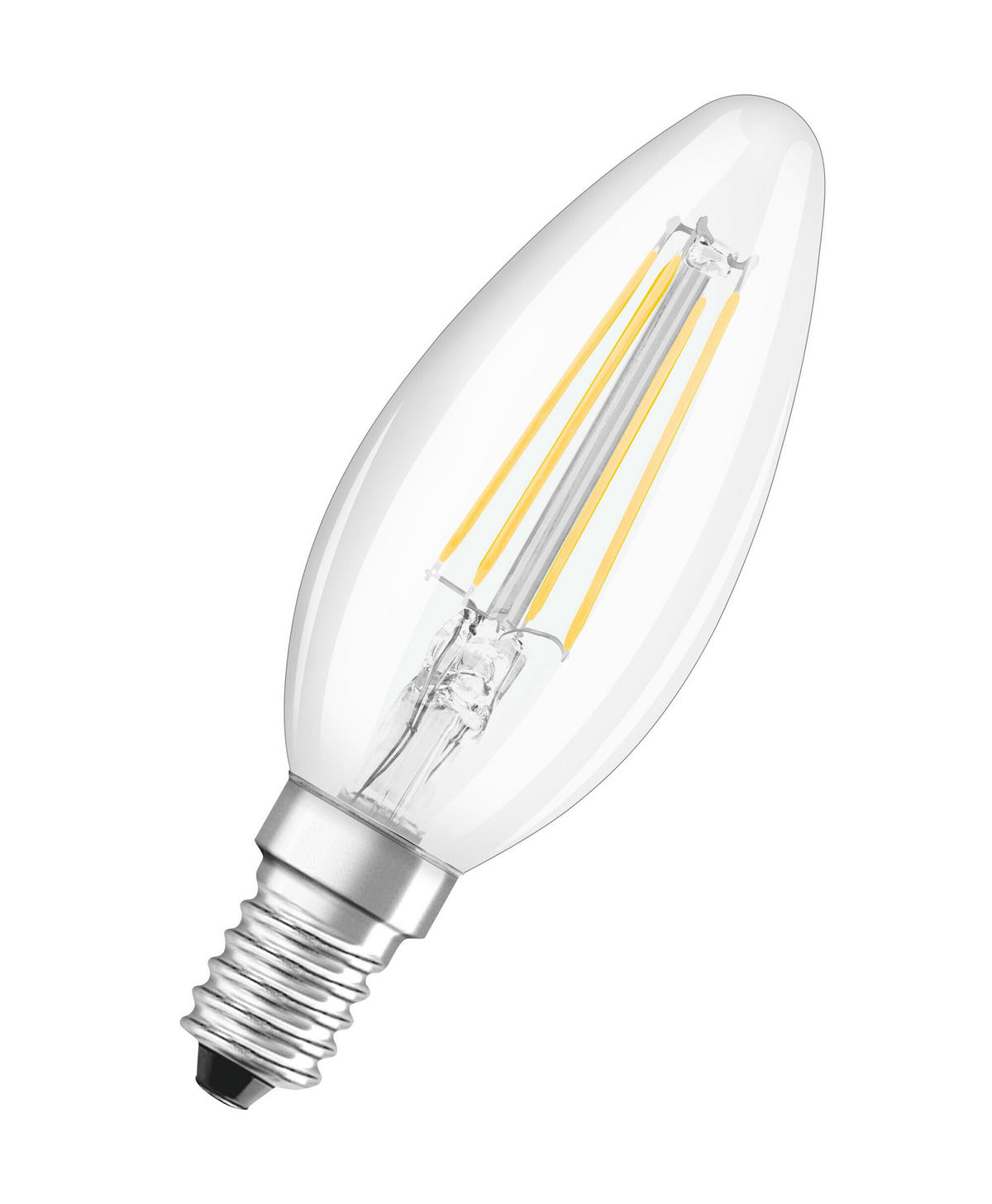 LED-FILAMENT-LEUCHTMITTEL   E14 40 W 470 lm  - Klar, Basics, Glas (3,5/10cm) - Osram