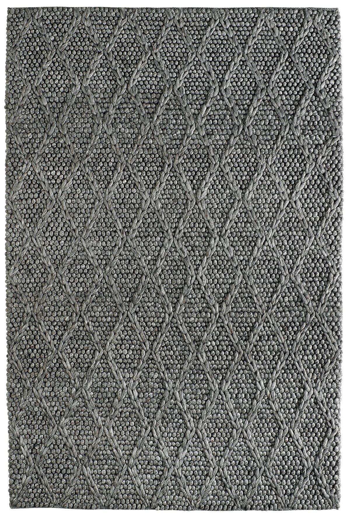 FLACHWEBETEPPICH 80/150 cm Graphitfarben  - Graphitfarben, Basics, Textil (80/150cm) - Obsession