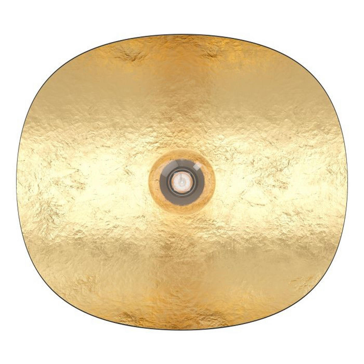 PLAFONJERA Saceda  - zlatna/crna, Dizajnerski, metal (41/34/16cm)