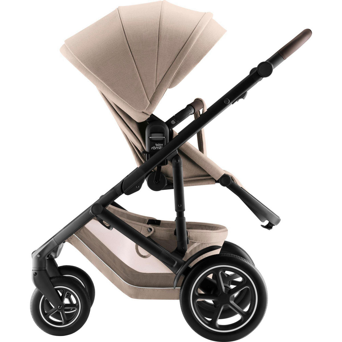 KINDERWAGEN  Smile 5Z  Teak  - Hellbraun/Grau, Basics, Textil/Metall (57/112/97.7cm) - Britax Römer