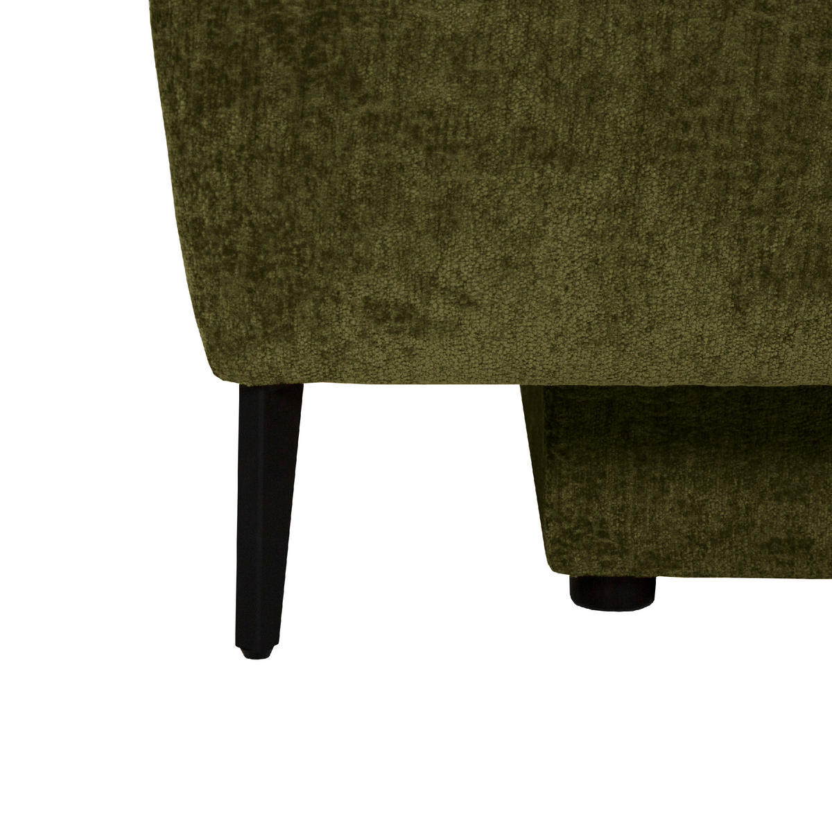 SCHLAFSOFA in Webstoff Grün  - Schwarz/Grün, Modern, Textil/Metall (200/90/100cm) - Ti'me
