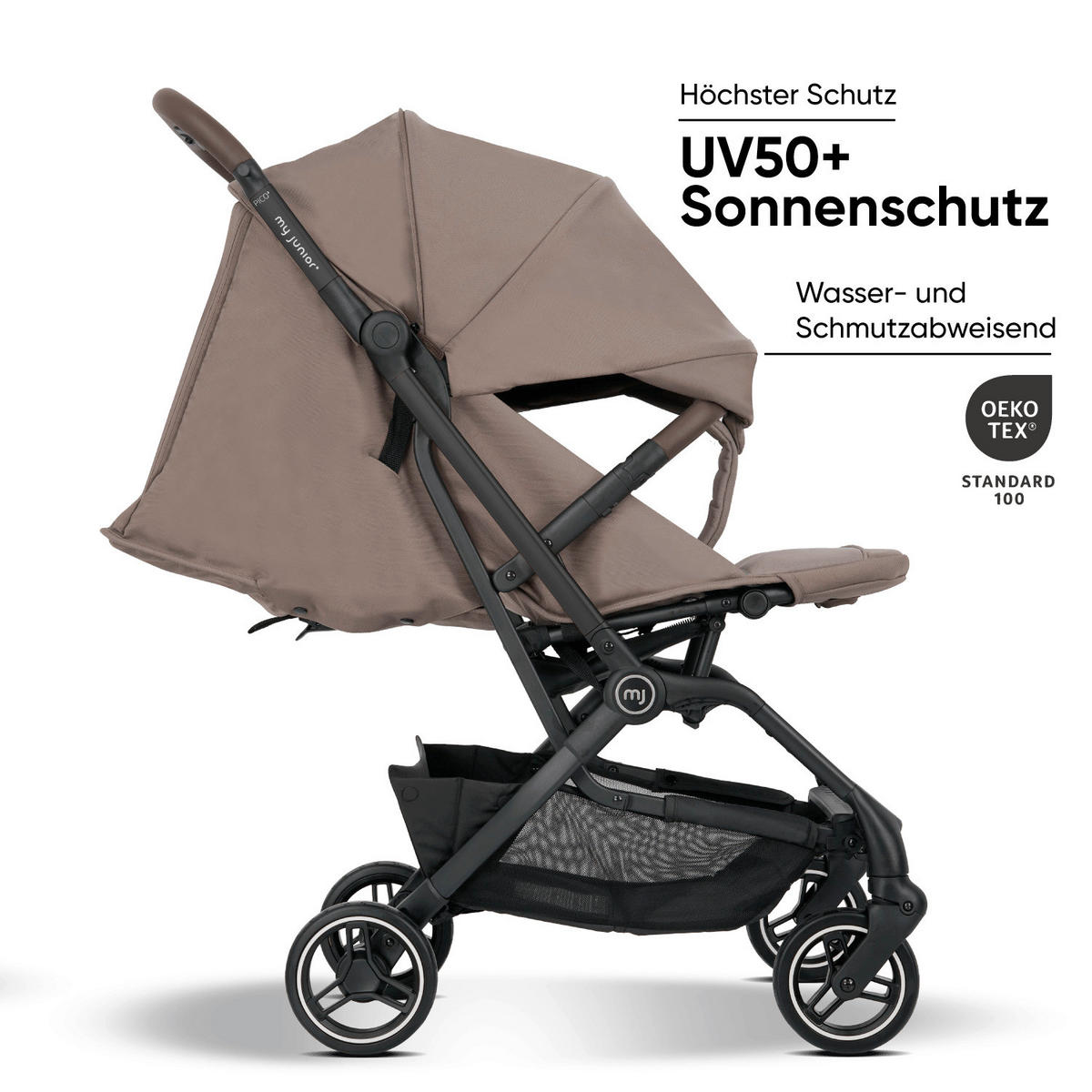 BUGGY PICO3  - Cappuccino, Basics, Textil/Metall (94.5/44/105.5cm) - My Junior