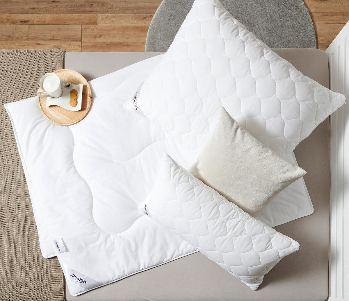 EGÉSZ ÉVES PAPLAN 140/200 cm  - fehér, Basics, textil (140/200cm) - Sleeptex