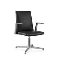 BESUCHERSTUHL  in Schwarz  - Silberfarben/Schwarz, MODERN, Kunststoff/Metall (65/93/62cm) - MID.YOU