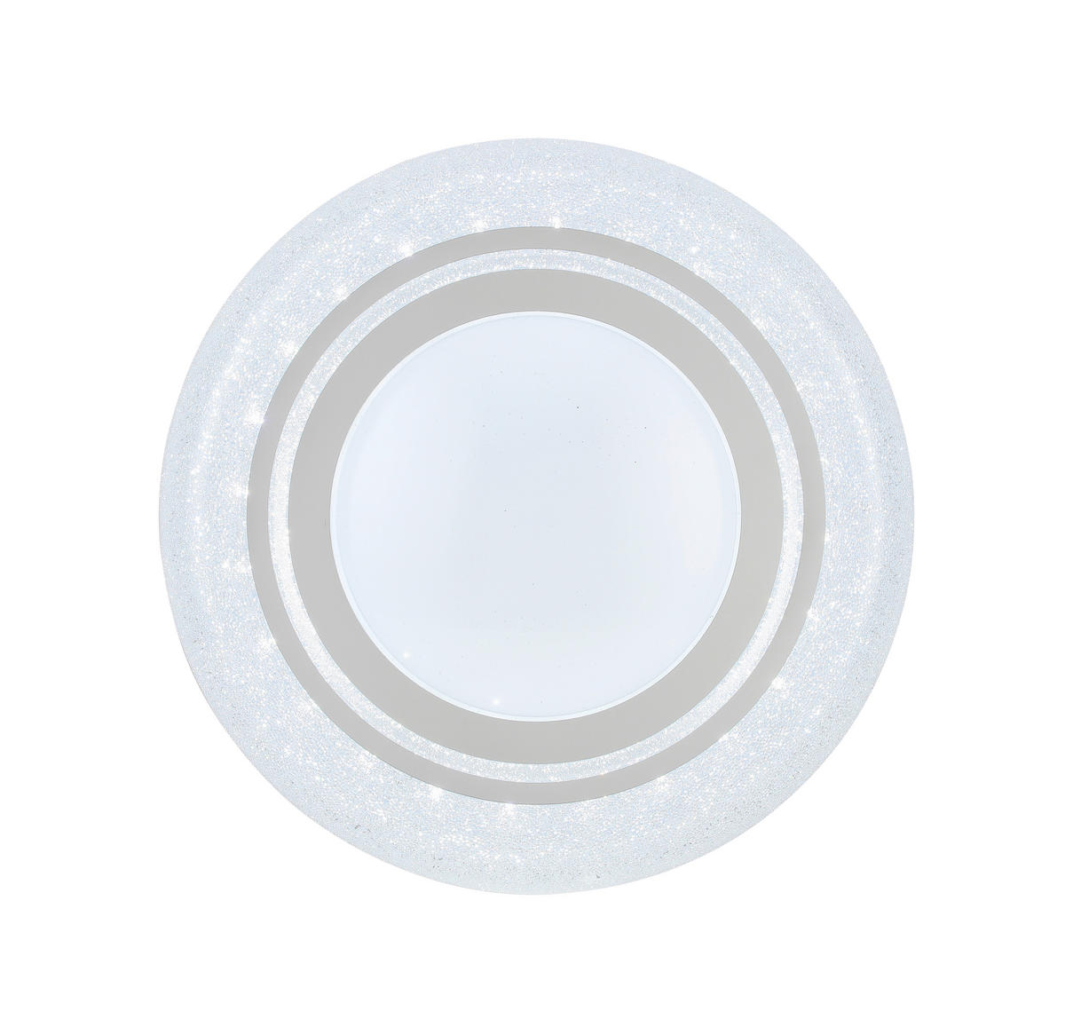 LED-DECKENLEUCHTE 38/7 cm    - Chromfarben/Weiß, Trend, Kunststoff/Metall (38/7cm) - Novel