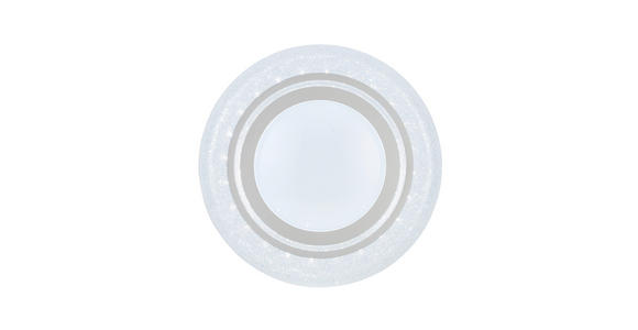LED-DECKENLEUCHTE 38/7 cm - Chromfarben/Weiß, Trend, Kunststoff/Metall (38/7cm) - Novel