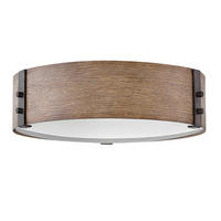 AUßENDECKENLEUCHTE Sawyer Outdoor 12/38 cm  - Wildeiche/Dunkelbraun, KONVENTIONELL, Metall (12/38cm) - Elstead Lighting