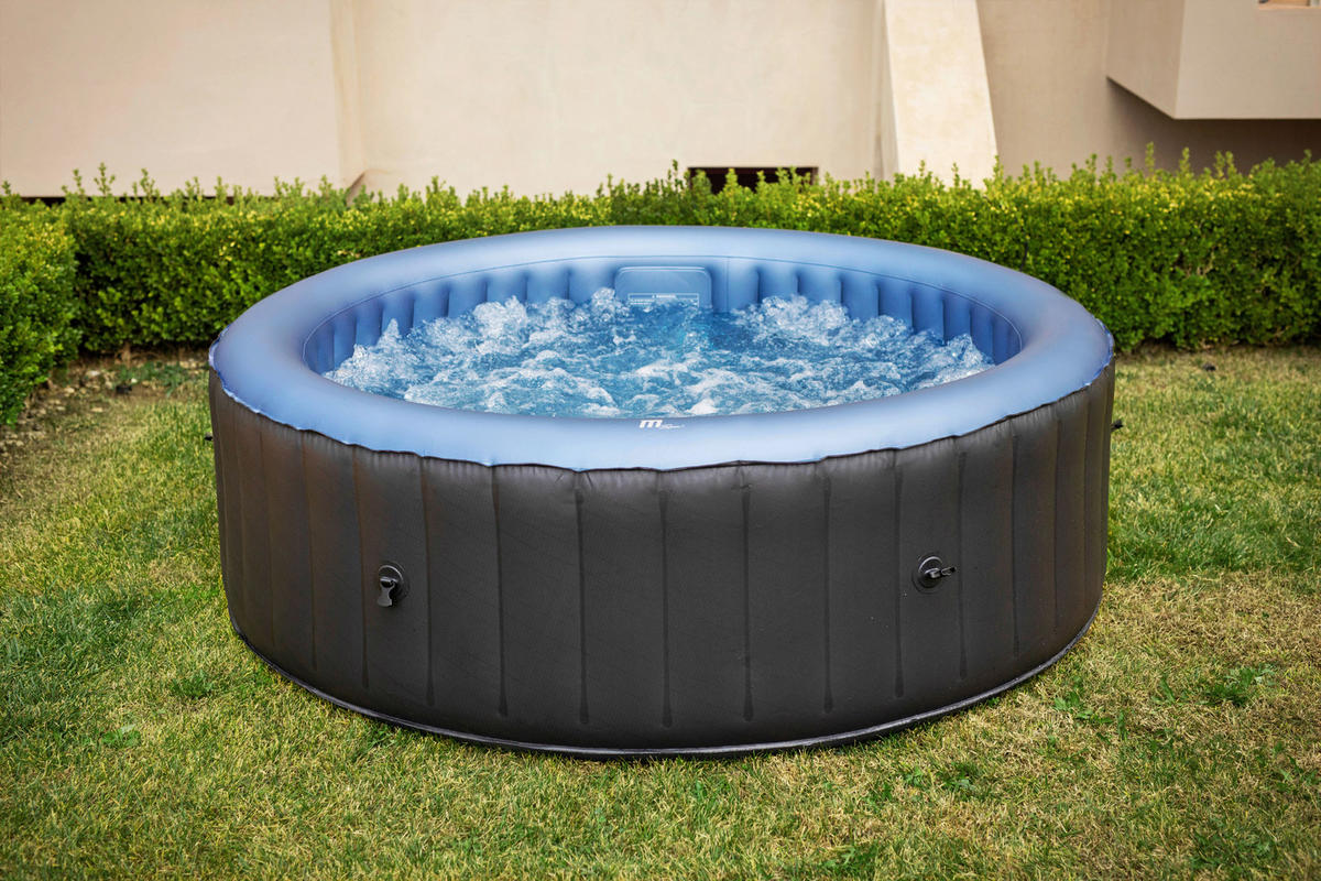 WHIRLPOOL MSPA COMFORT BERGEN 180/70 cm  - Blau/Anthrazit, KONVENTIONELL, Kunststoff (180/70cm)