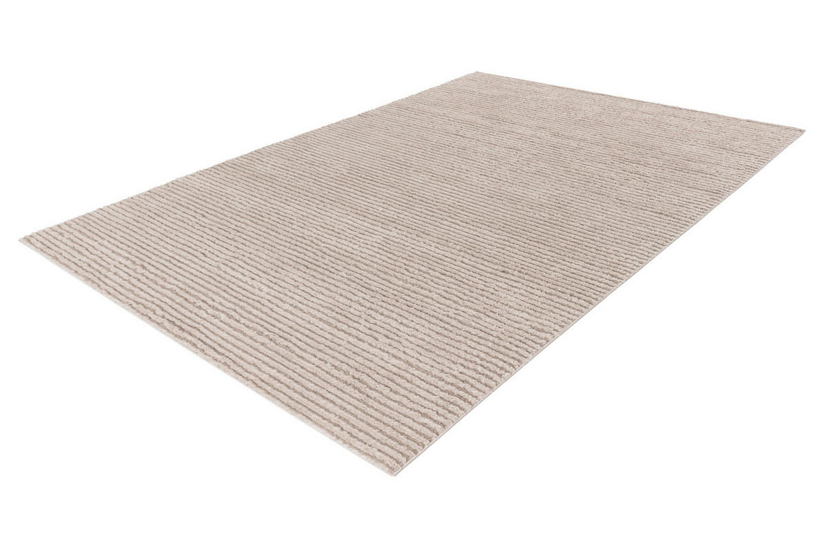FLACHWEBETEPPICH 160/230 cm Beige rechteckig  - Beige, Basics, Textil (160/230cm) - Kayoom