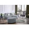 ECKSOFA in Chenille Braun, Grau  235/166 cm  - Beige/Schwarz, MODERN, Kunststoff/Textil (235/166cm) - Hom`in