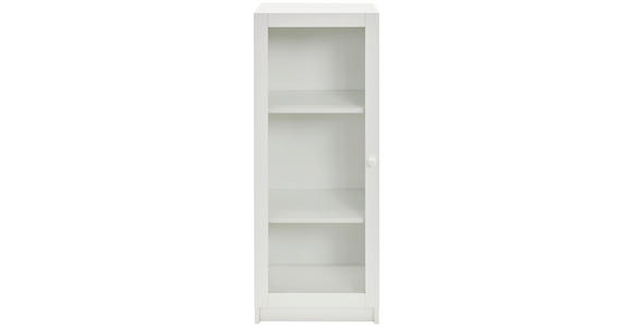 VITRINE in Weiß - Weiß, Basics, Glas/Holzwerkstoff (40/100/30cm) - Carryhome