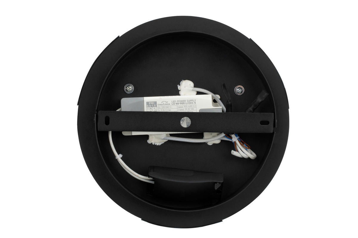 LED-DECKENLEUCHTE 45/5,5 cm  - Silberfarben, Design, Kunststoff (45/5,5cm) - Novel