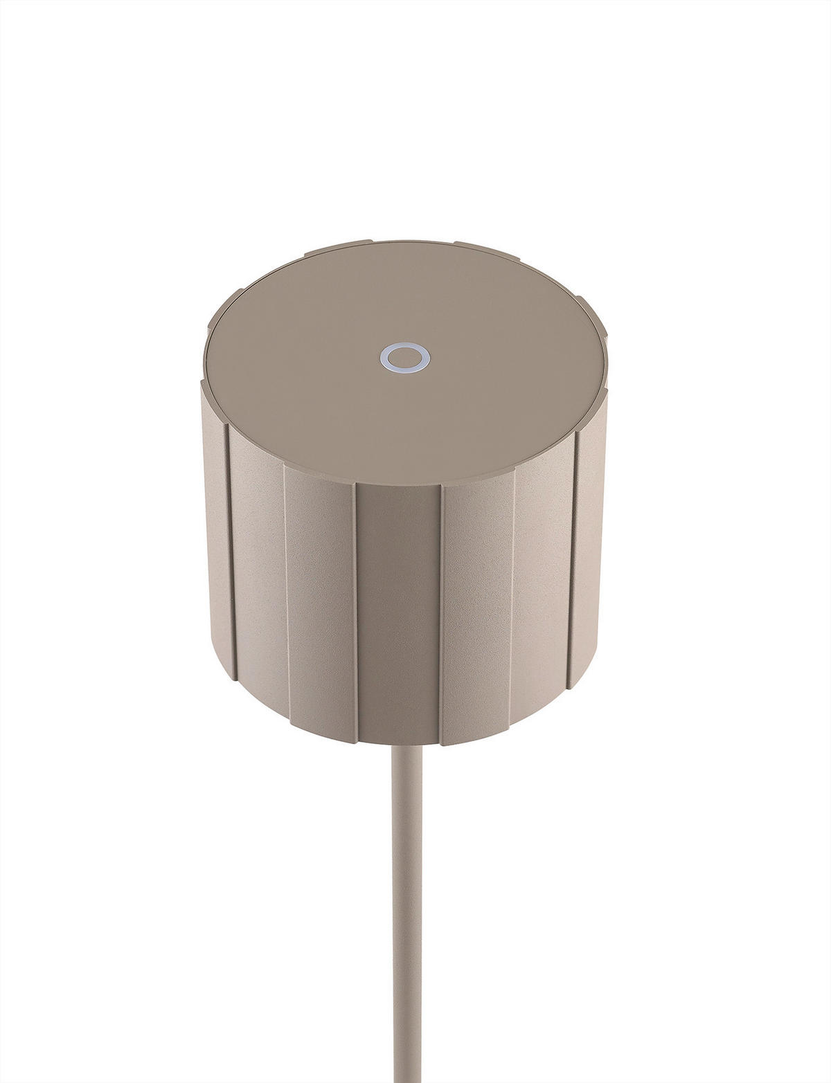 AKKU-STEHLEUCHTE Marisa 19/125 cm  - Taupe, MODERN, Metall (19/125cm) - Musterring