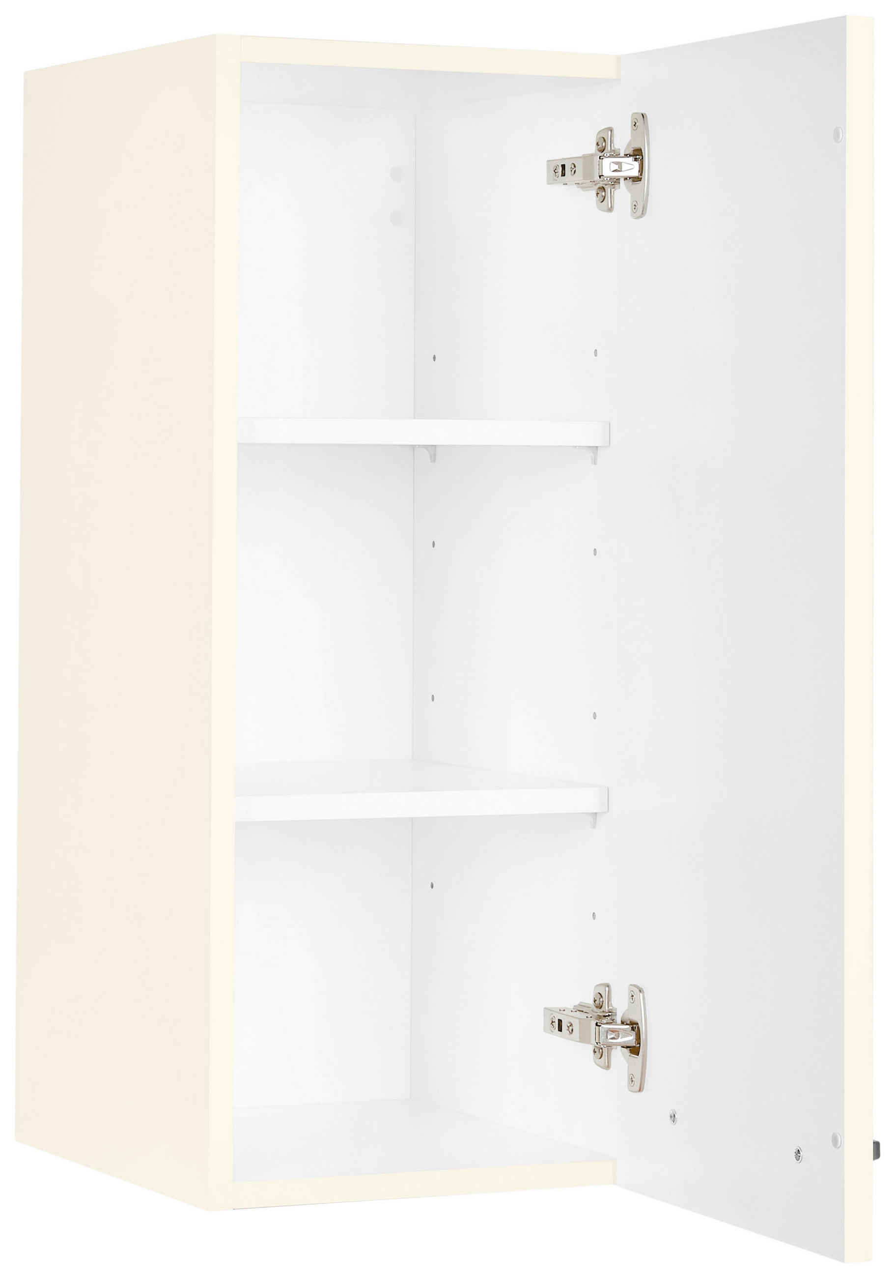 KÜCHENOBERSCHRANK 30/72/35 cm  in Magnolie  - Edelstahlfarben/Magnolie, MODERN, Holzwerkstoff/Metall (30/72/35cm) - Nobilia