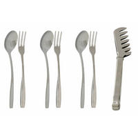 ŠPAGETI SET  - srebrne boje, Basics, metal