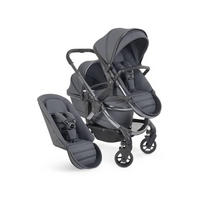 rok isporuke 60 dana!  PEACH 7  - tamno siva/crna visoki sjaj, Basics, tekstil/plastika (75/55/39cm) - ICANDY