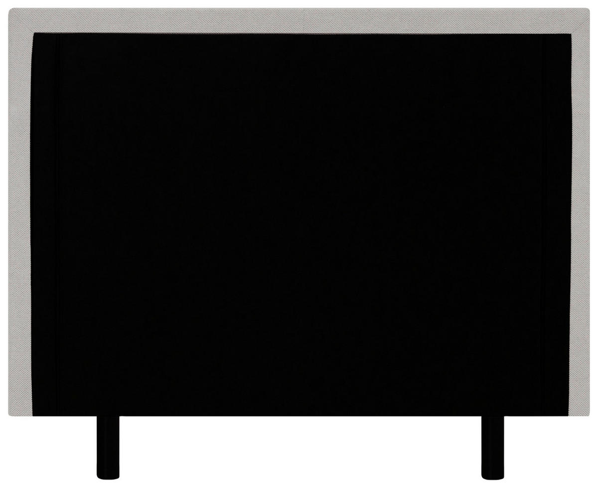 BOXBETT 120/200 cm  in Creme  - Creme/Schwarz, KONVENTIONELL, Textil (120/200cm) - P & B