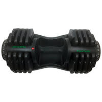 KOMPAKTHANTEL  - Schwarz, KONVENTIONELL, Kunststoff/Metall (42,5/20,6/19,7cm)