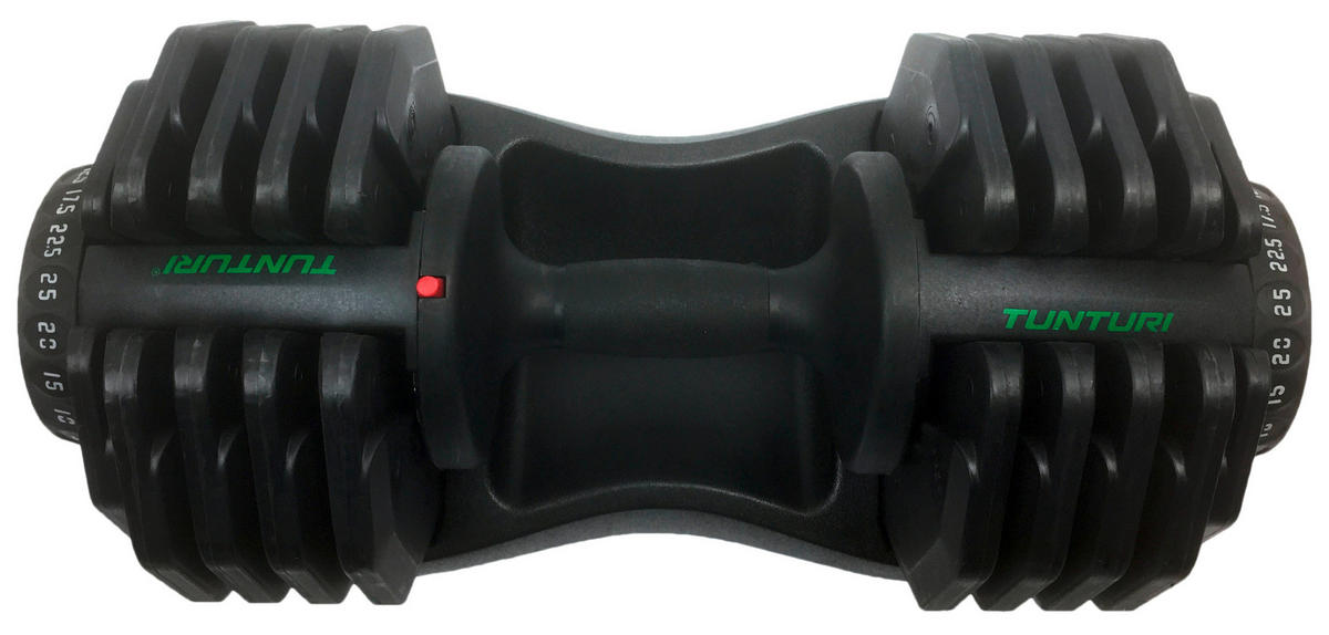 KOMPAKTHANTEL  - Schwarz, KONVENTIONELL, Kunststoff/Metall (42,5/20,6/19,7cm)