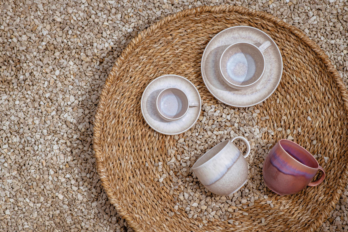 ESPRESSO-UNTERTASSE Perlemor sand  - Sandfarben, Trend, Keramik (12/2cm) - like.Villeroy & Boch